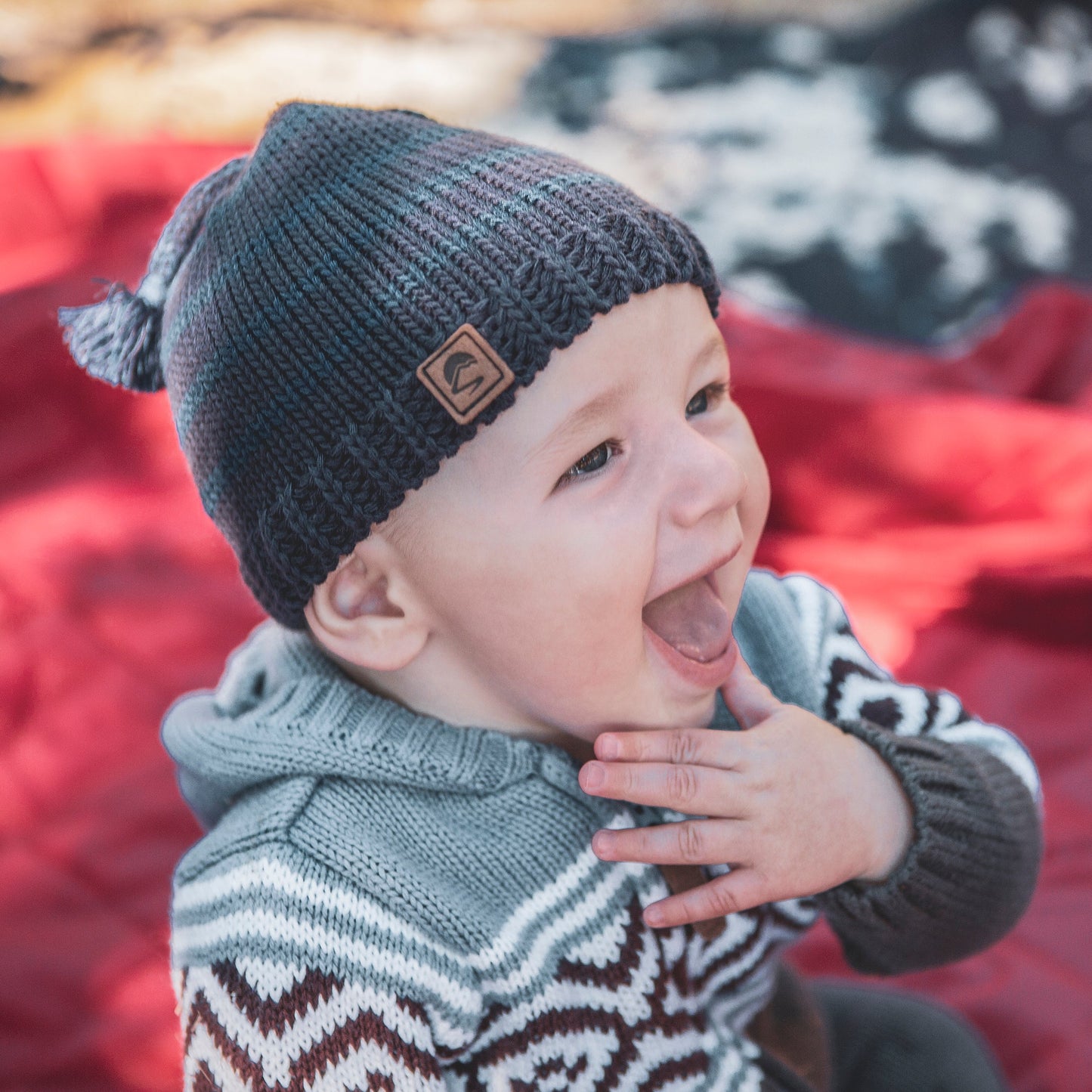 Sunday Afternoons Infant Frosty Stripe Beanie - SALE